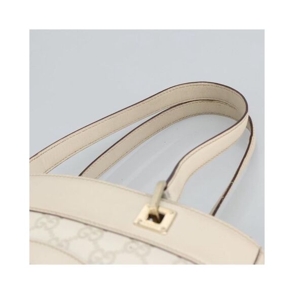 Pre Loved Gucci ssima Women White Shoulder Bags - Picture 8 of 8